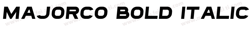 Majorco Bold Italic Bold Italic字体转换